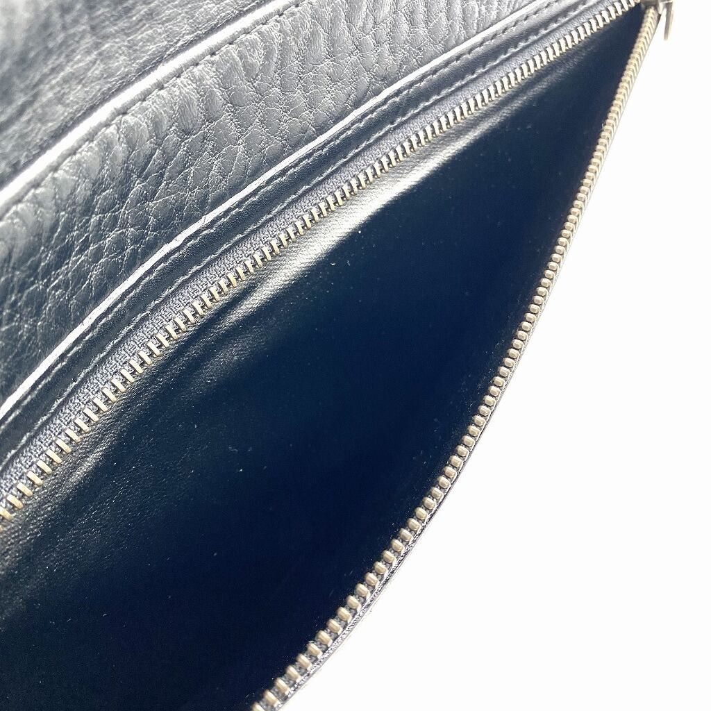Burberry Vintage Burberrys Leather Buiness Bag Black Size ONE SIZE - 6 Thumbnail