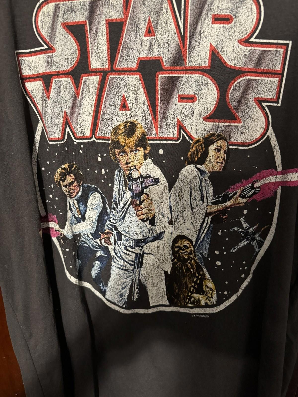 Star Wars Star Wars Episode IV Vintage Logo T-shirt Men's Size L Black Size US L / EU 52-54 / 3 - 3 Thumbnail