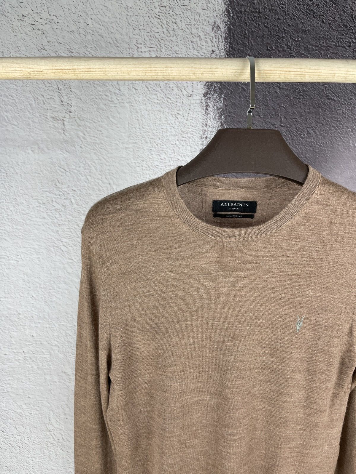 Allsaints Allsaints mode merino crew neck brown wool sweater Size US M / EU 48-50 / 2 - 3 Thumbnail