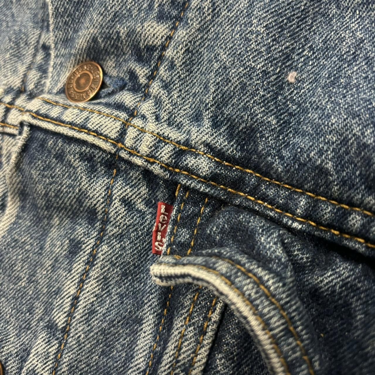 Levi's vintage Levi’s straus blanket lined denim jacket MIC Size US L / EU 52-54 / 3 - 6 Thumbnail