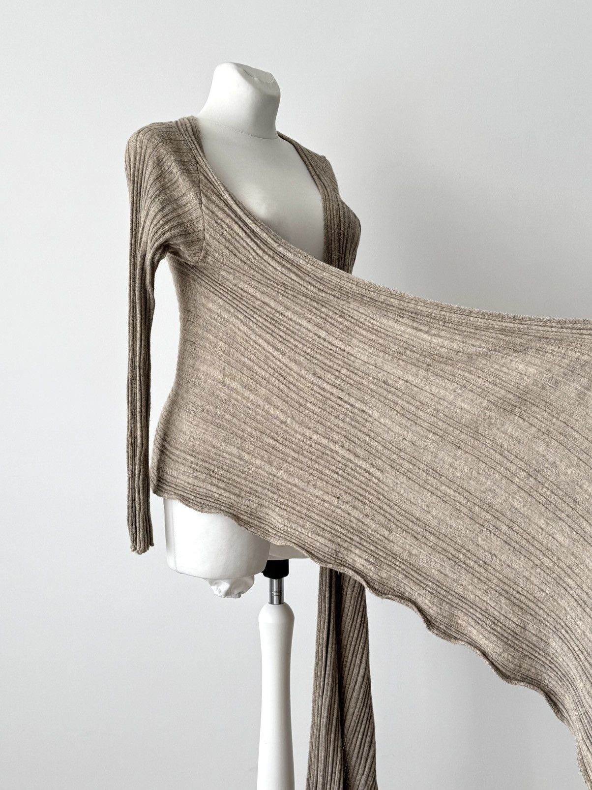 Vintage 00s Y’s by Yohji Yamamoto Women’s Knit Wrap Cardigan