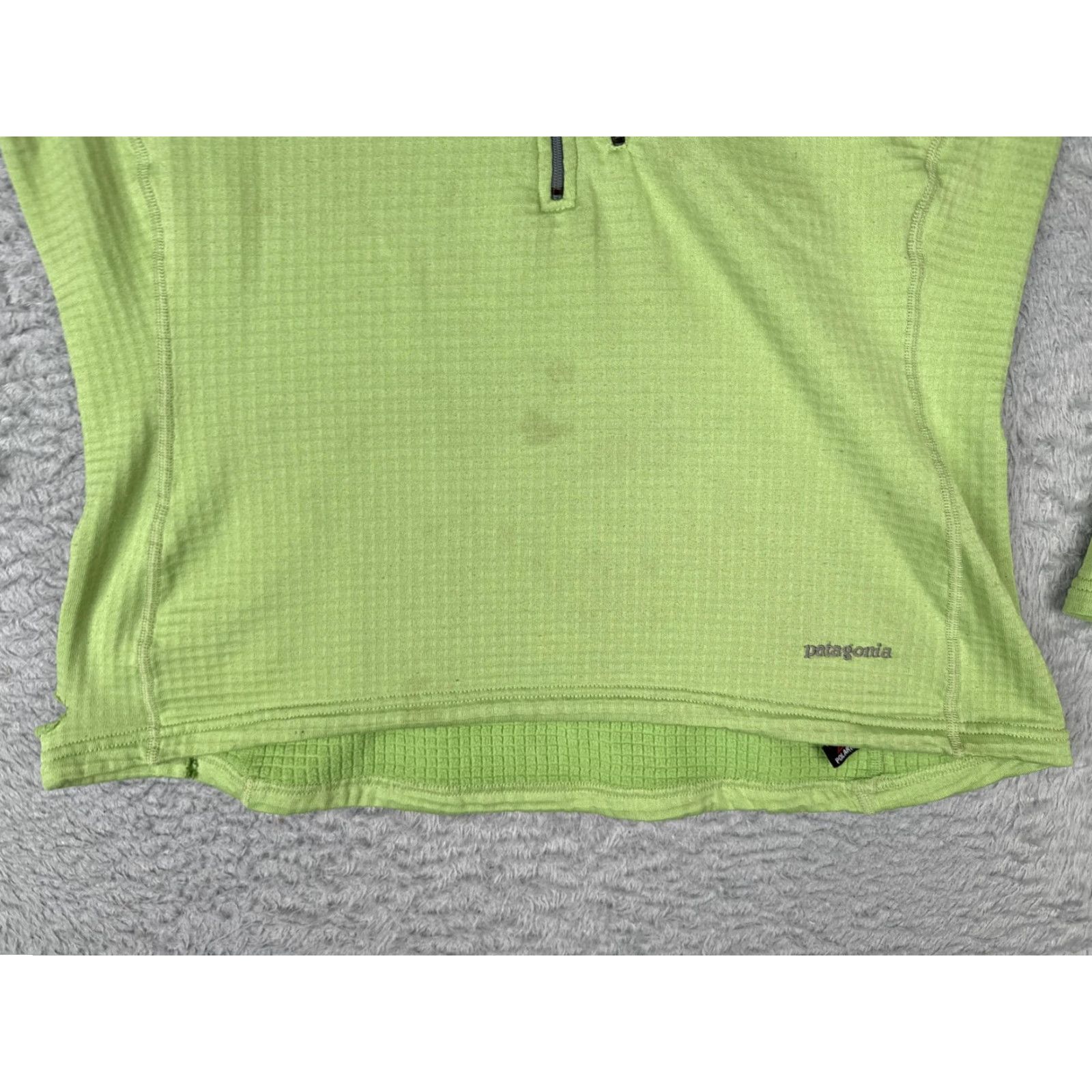 Patagonia VINTAGE Patagonia Shirt Womens M Green R1 Fleece Half Zip Pullover 90s Pat chegou Size M / US 6-8 / IT 42-44 - 5 Thumbnail