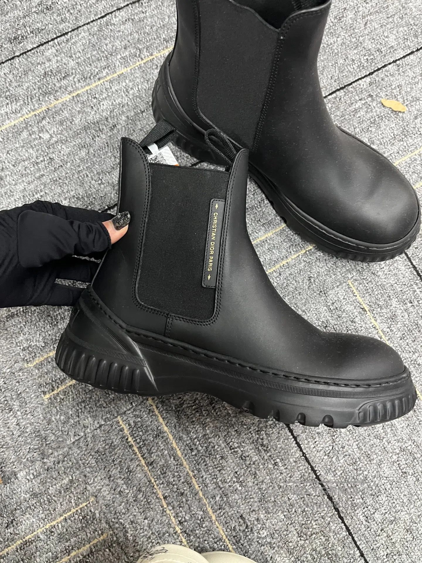 Dior Dior Monogrammed Letter Logo Short Boots| Size US 5.5 / IT 35.5 - 2 Thumbnail