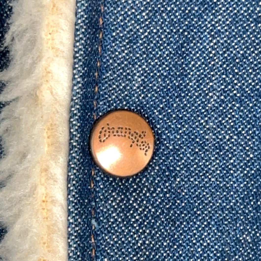 Wrangler VINTAGE Wrangler Jacket Adult XL Blue Denim Sherpa Coat 70s USA Size US XL / EU 56 / 4 - 7 Thumbnail