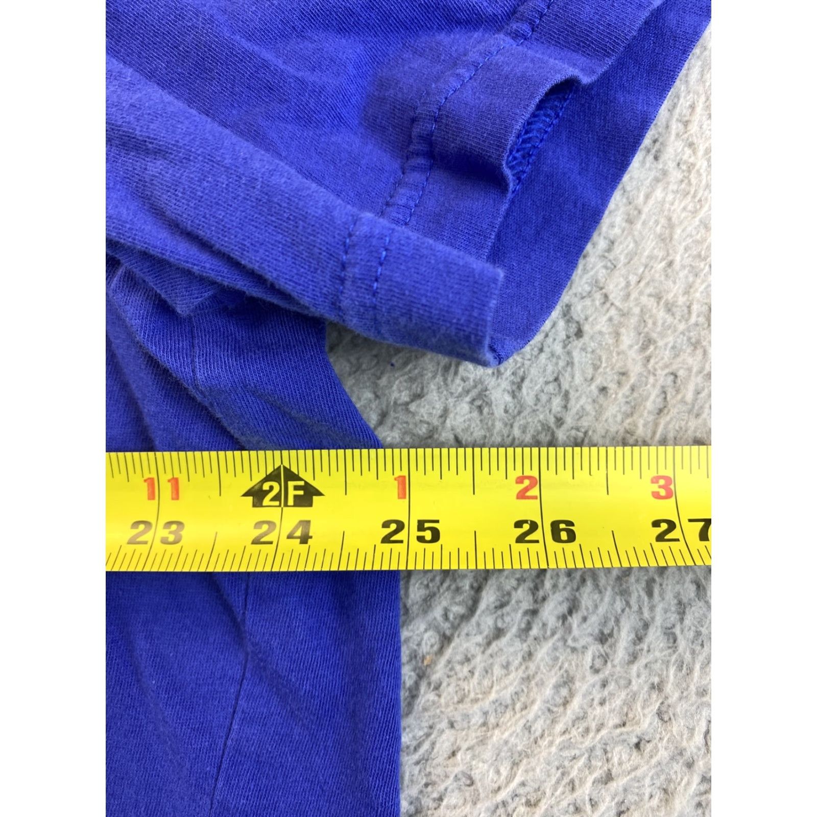 Reebok Reebok Women Top 2XL Blue Print Athletic Short Sleeve V-Neck 72-38 Size XXL / US 16-18 / IT 52-54 - 4 Thumbnail