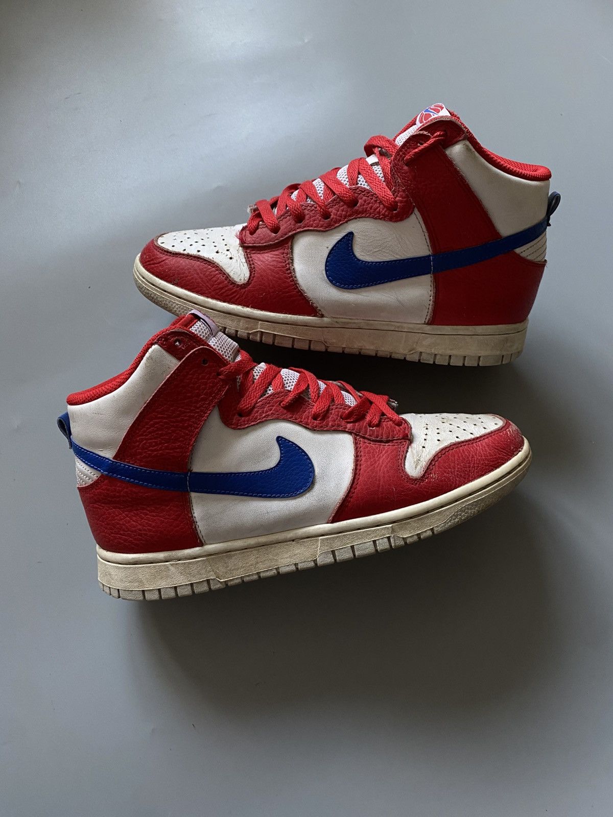 Nike Nike Dunk leather red sk8 vintage shoes Size US 7.5 / EU 40-41 - 1 Thumbnail