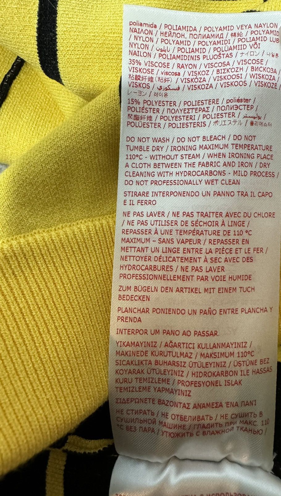 Marni Marni Yellow Grid Pants NWT Size 58 (42 US) FW Runway Size US 42 / EU 58 - 12 Thumbnail