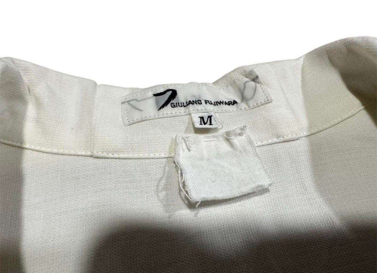 Designer × Japanese Brand 🔥Rare Vintage Giuliano Fujiwara Double Collar Rayon Shirt Size US M / EU 48-50 / 2 - 5 Thumbnail