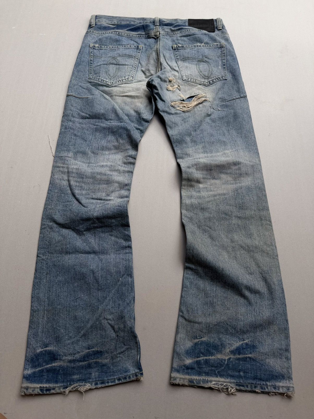 Japanese Brand eggo tripping flare jeans Size US 31 - 5 Thumbnail