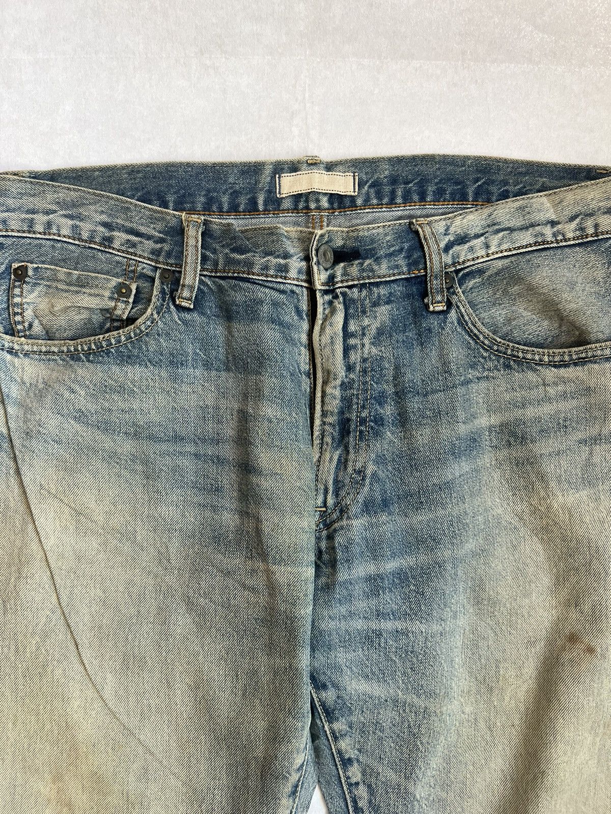 Uniqlo Selvedge Uniqlo Rusty Distressed Denim Regular Fit Size US 36 / EU 52 - 5 Thumbnail