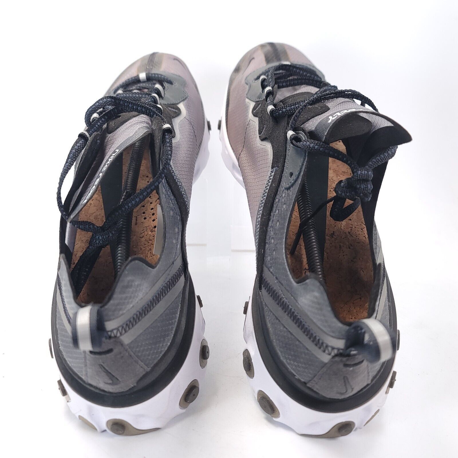 Nike Nike React Element 87 Shoe Men Size 14 AQ1090-001 Gray Black Size US 14 / EU 47 - 4 Thumbnail