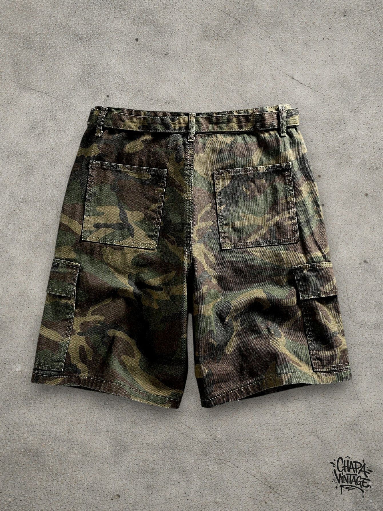 Japanese Brand Military cargo shorts Size US 32 / EU 48 - 2 Thumbnail