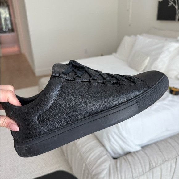 Balenciaga Balenciaga Arena Black 12 Low Tops Leather Size US 12 / EU 45 - 5 Thumbnail