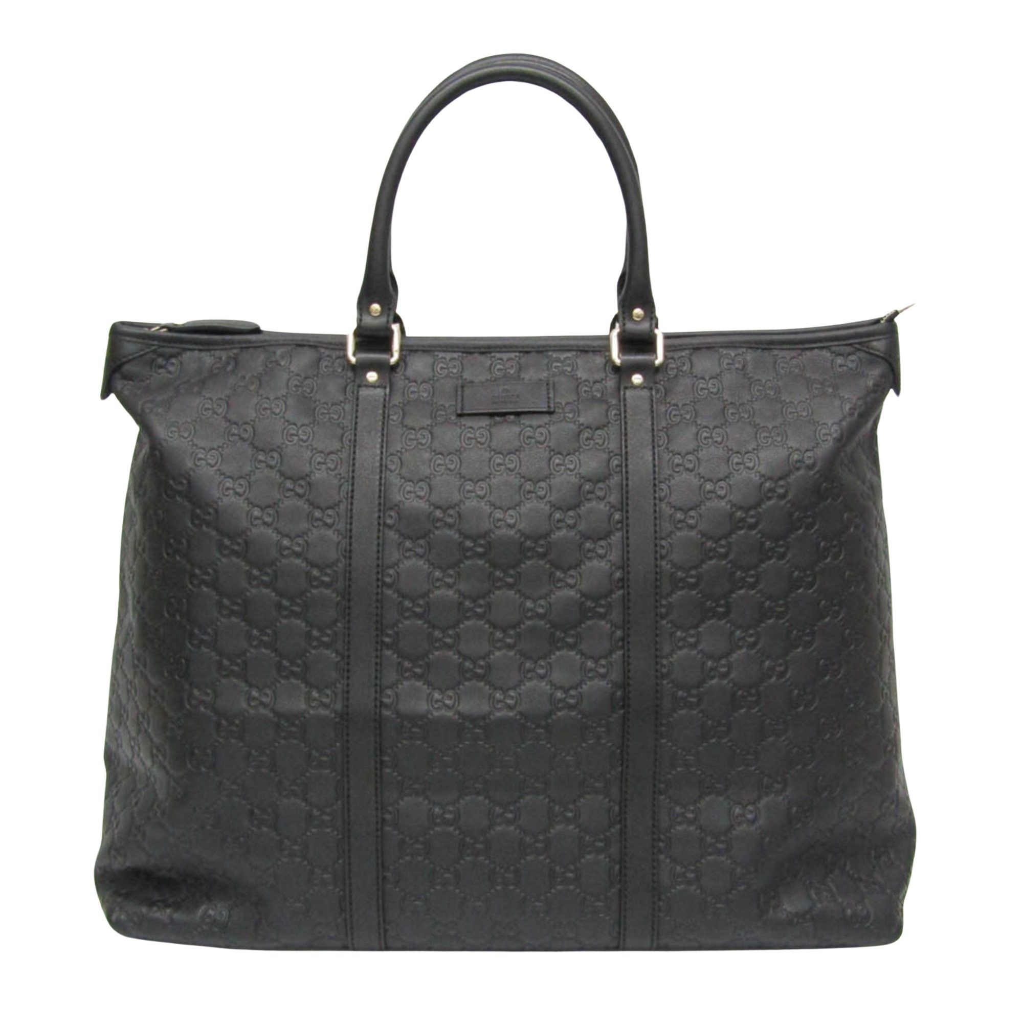 Gucci ssima Black Leather Handbag (Pre-Owned) Size ONE SIZE - 1 Thumbnail