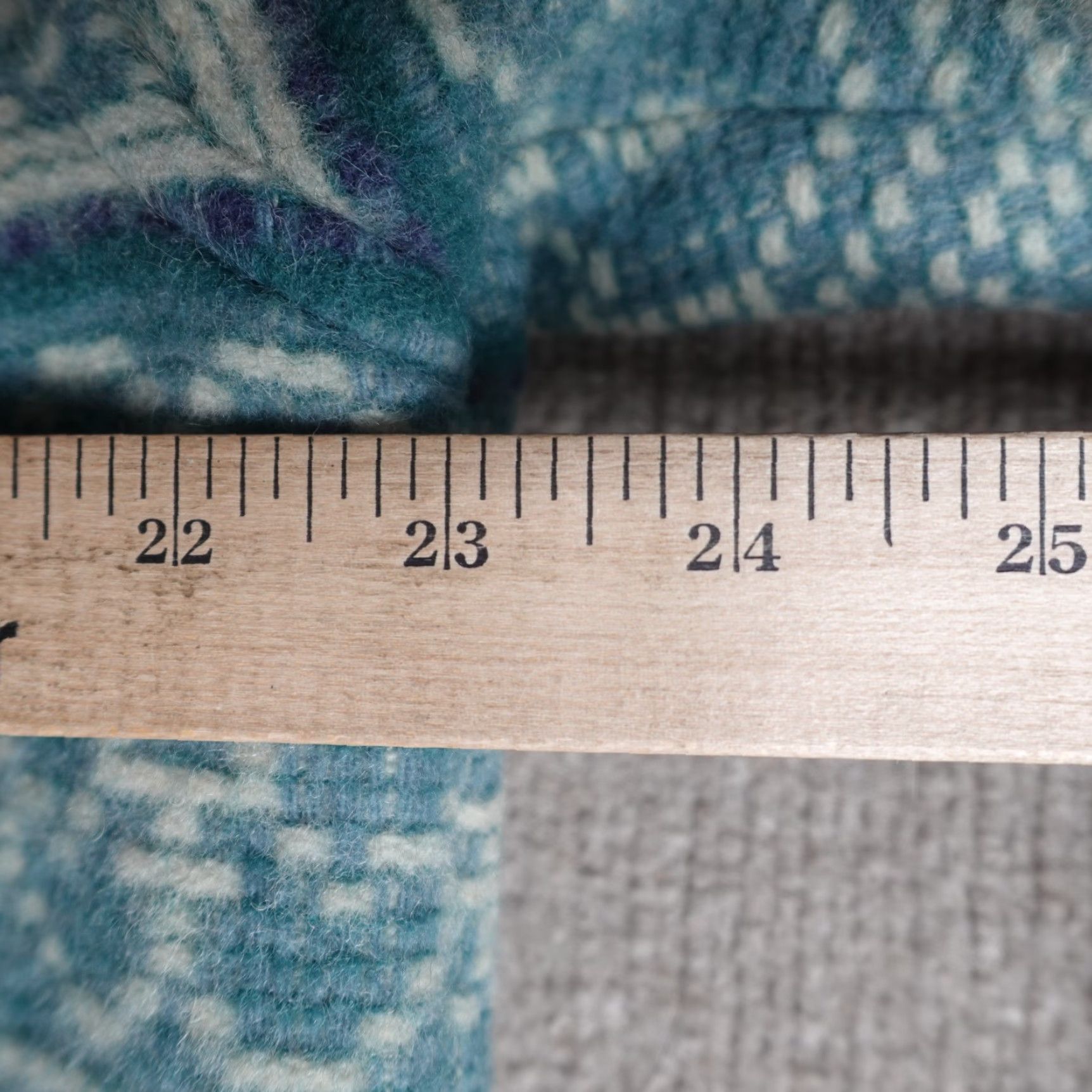 Eddie Bauer VINTAGE Eddie Bauer Womens Jacket XL Blue Wool Blend Shawl Toggle Geometric Aztec - Made in USA Size XL / US 12-14 / IT 48-50 - 4 Thumbnail
