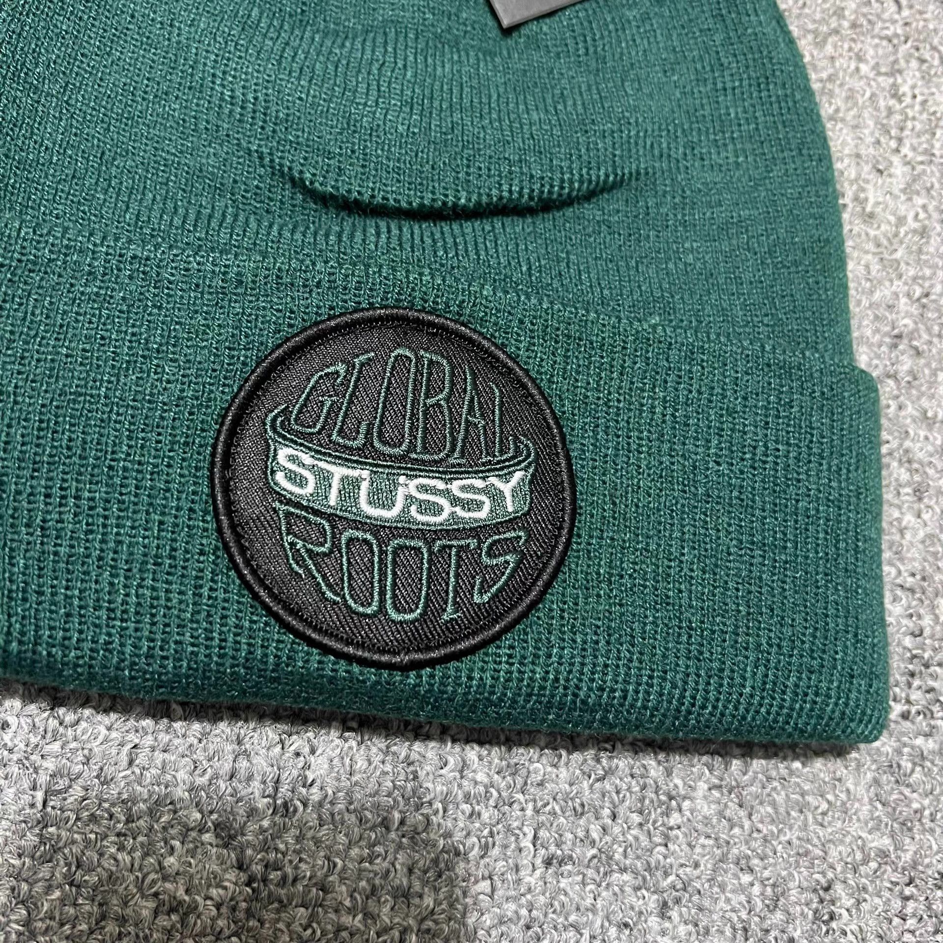 Stussy Stussy Globe Logo Embroidered Knit Beanie Q7 Size ONE SIZE - 5 Thumbnail