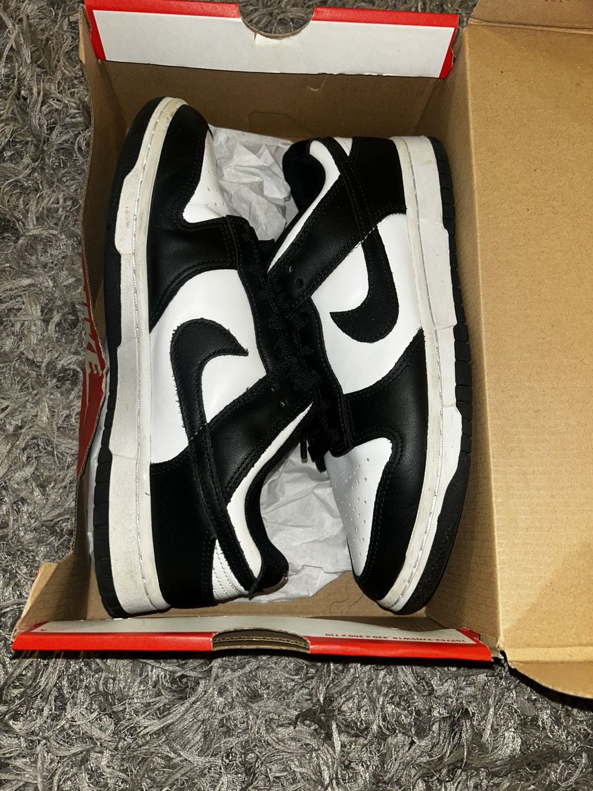 Nike Mens Size 8 Panda Dunks Size US 8 / EU 41 - 1 Thumbnail