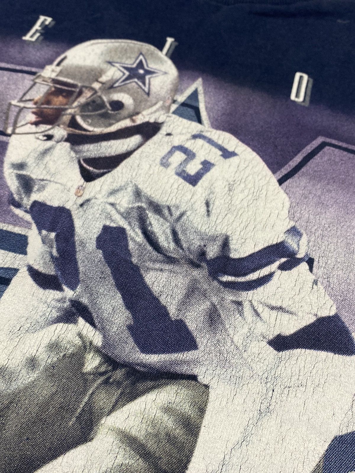NFL 90s Deion Sanders Dallas Cowboys tee Size US L / EU 52-54 / 3 - 6 Thumbnail