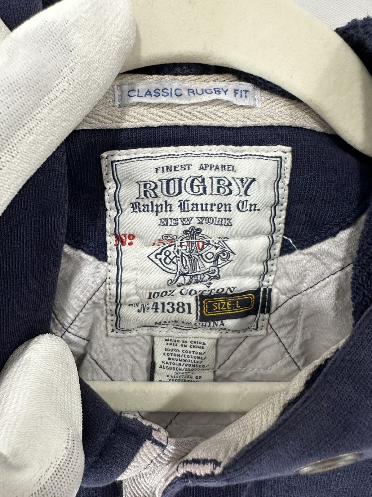 Rugby Ralph Lauren Rugby Ralph Lauren Big Kicker USA Rugby Hoodie Navy L Size US L / EU 52-54 / 3 - 6 Thumbnail