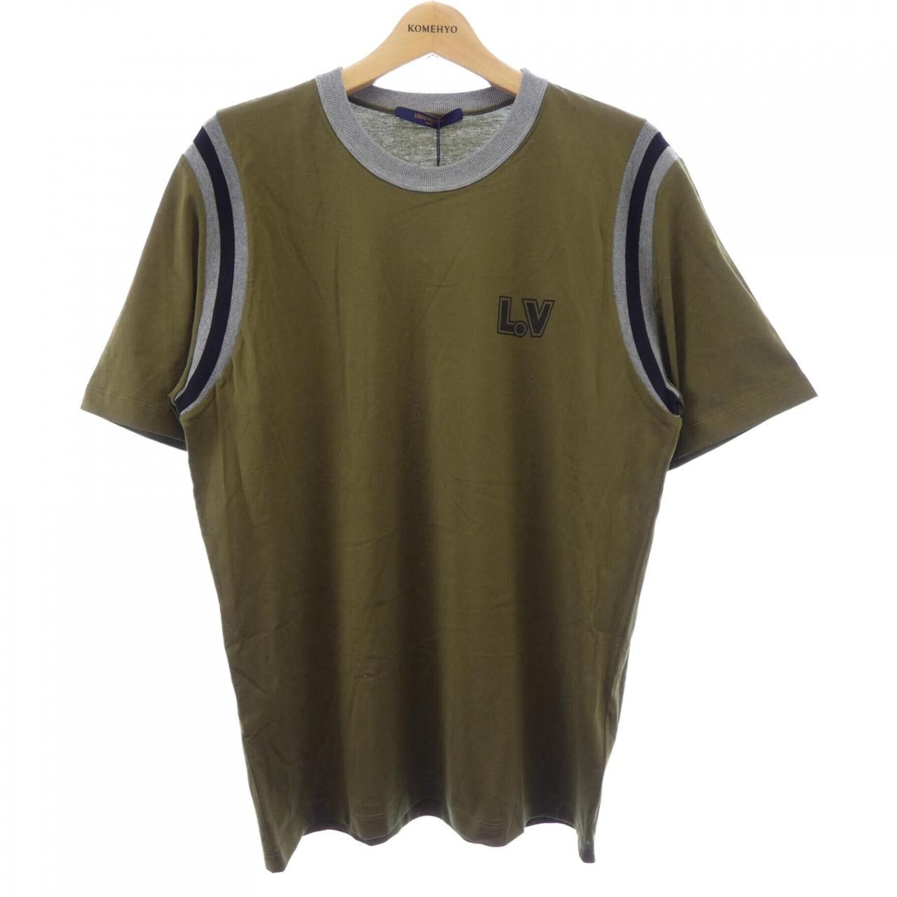Louis Vuitton Louis Vuitton Louis Vuitton T Shirt Textile T-Shirts HEY18WFMB DUTY FREE for USA Size ONE SIZE - 1 Thumbnail