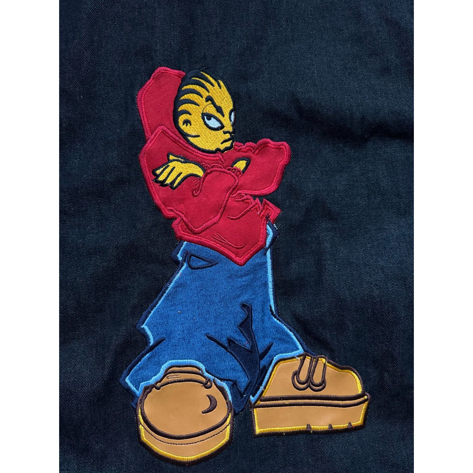 Vintage Y2k Vintage Evolution Embroidered Heavy Denim Button Up Size L / US 10 / IT 46 - 6 Thumbnail