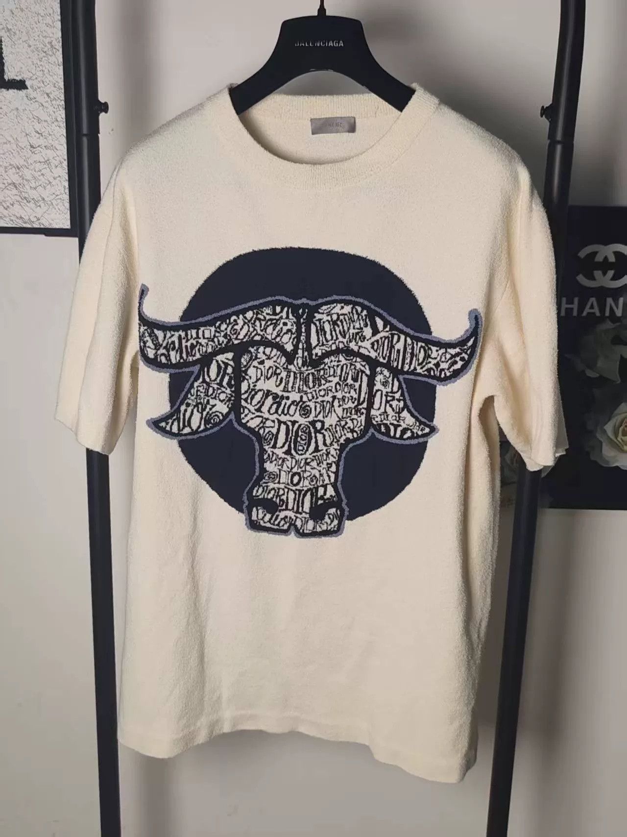 Dior Dior Graphic Print Short Sleeve Shirt Size US S / EU 44-46 / 1 - 1 Thumbnail