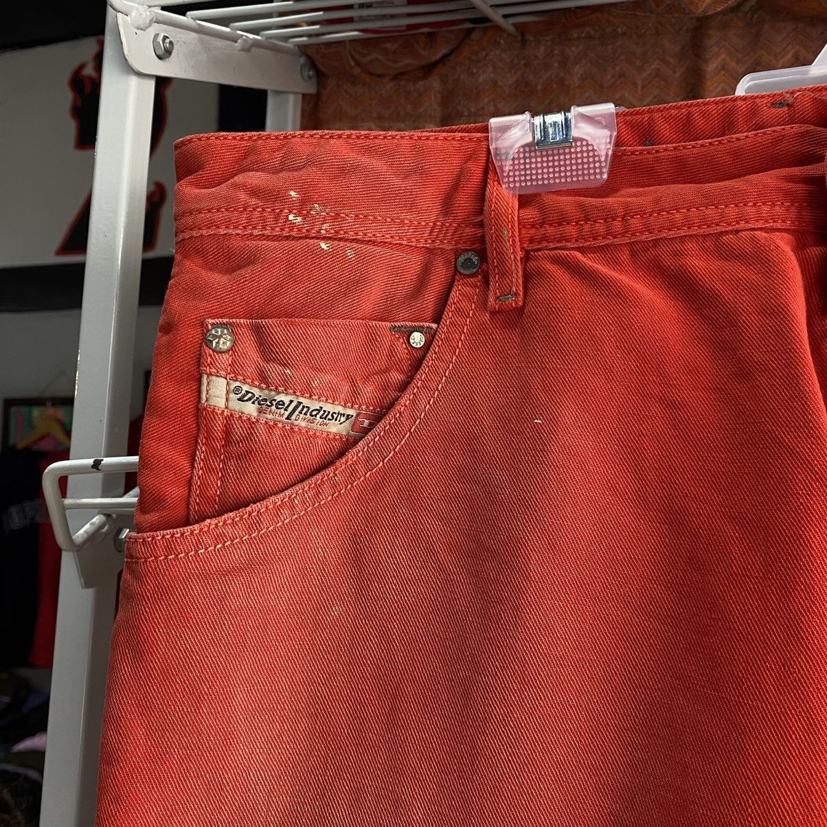 Diesel Diesel Krayver Vintage Red Distressed Jeans Size US 34 / EU 50 - 9 Thumbnail