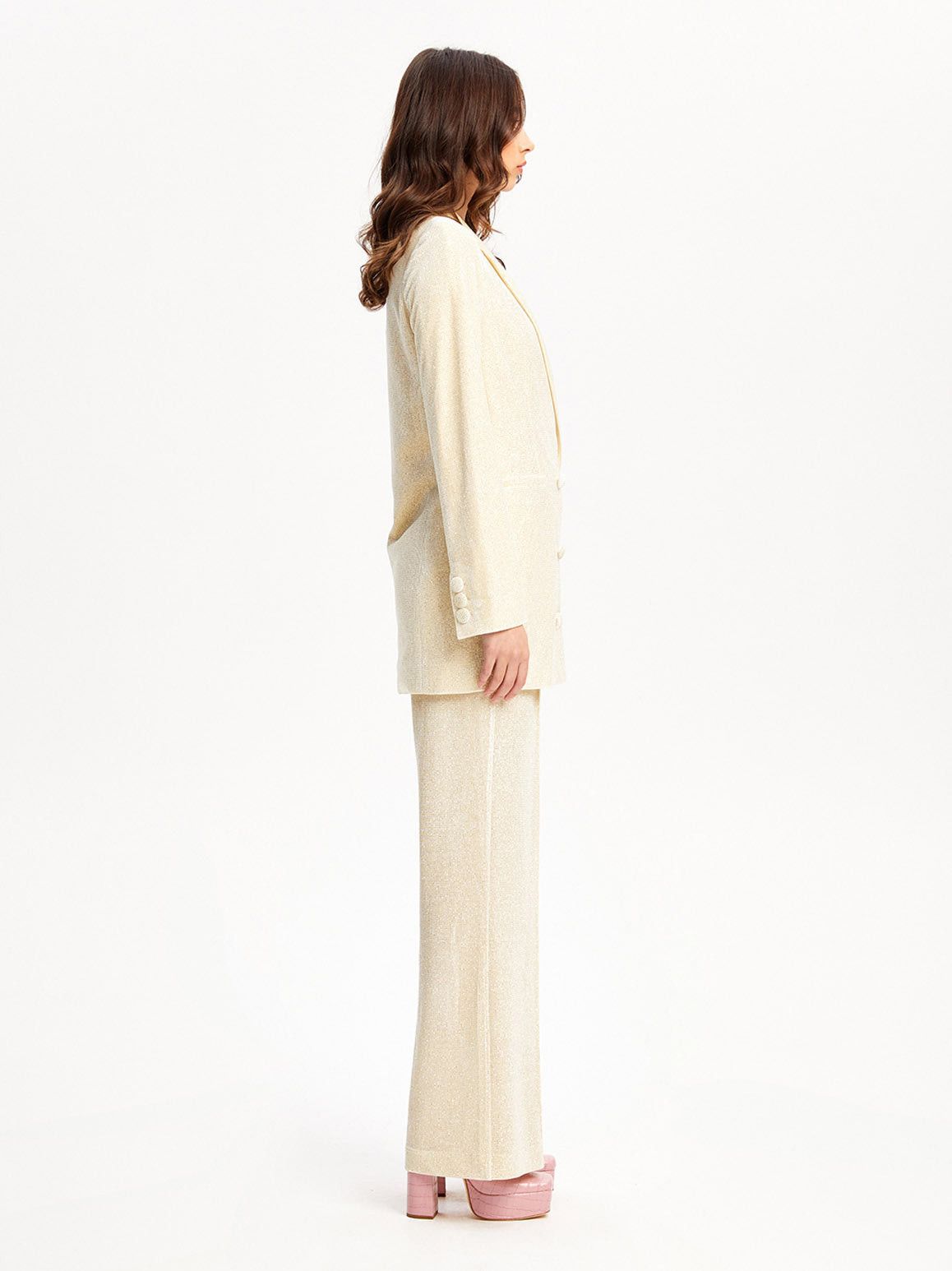 Alice McCall Midnight Magic Suit (Blazer & Pants) Size M / US 6-8 / IT 42-44 - 2 Thumbnail