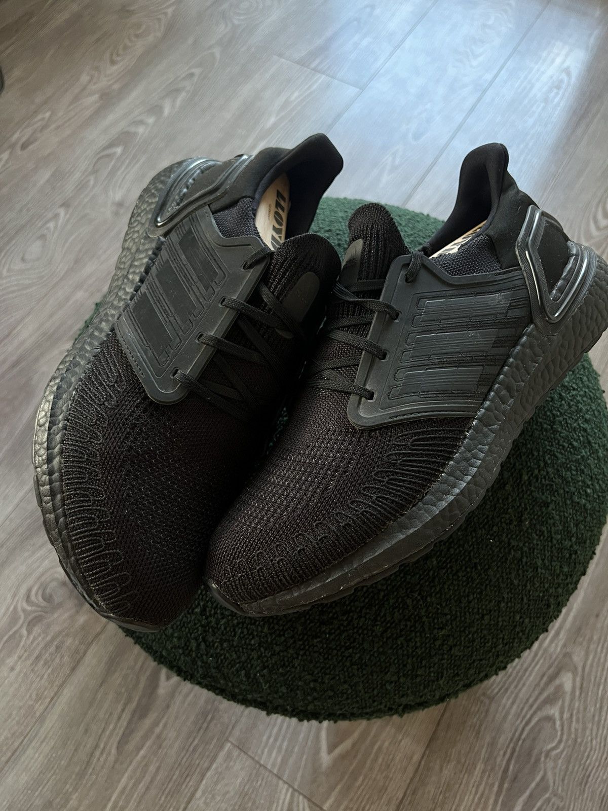 Adidas × Designer ‼️Adidas Utraboost Primeblue Triple Black Knit Sneakers‼️ Size US 10.5 / EU 43-44 - 9 Thumbnail