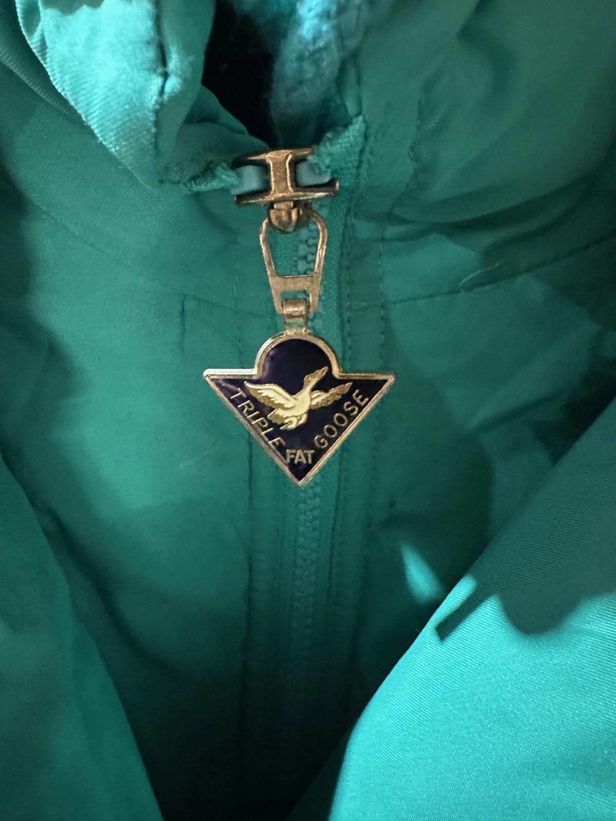 Triple F.A.T. Goose Vintage Triple F.A.T. Goose Down Jacket M Teal Size US M / EU 48-50 / 2 - 5 Thumbnail