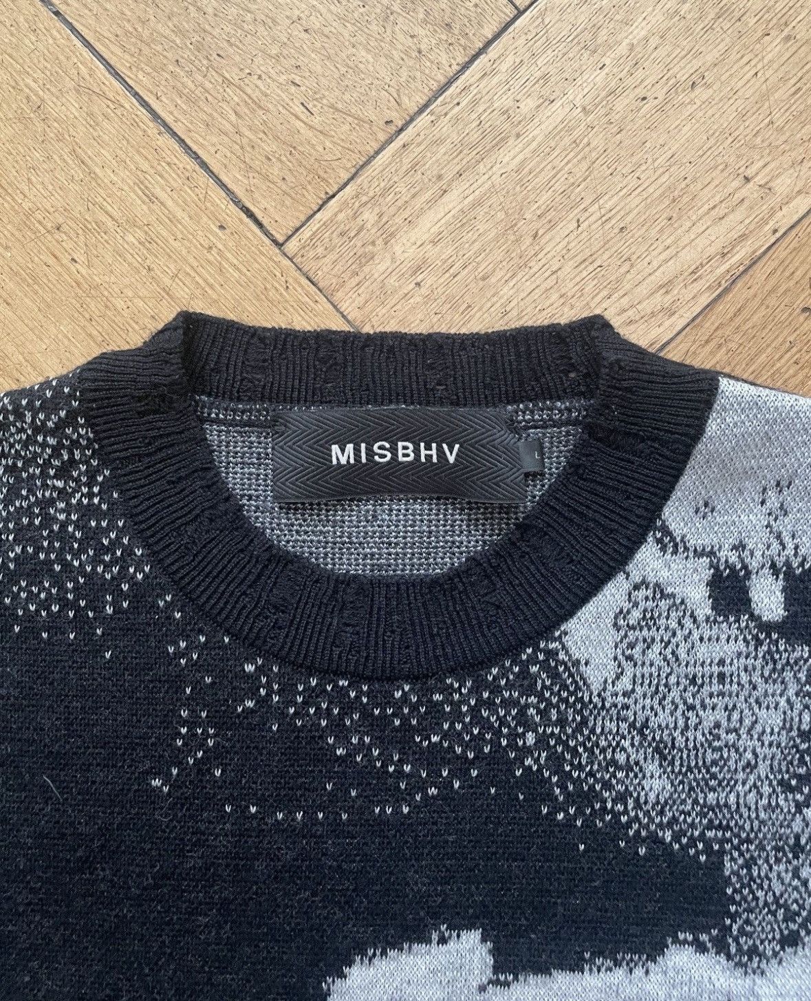 Misbhv MISBHV Raver Knit Sweater Sweatshirt Size US L / EU 52-54 / 3 - 3 Thumbnail