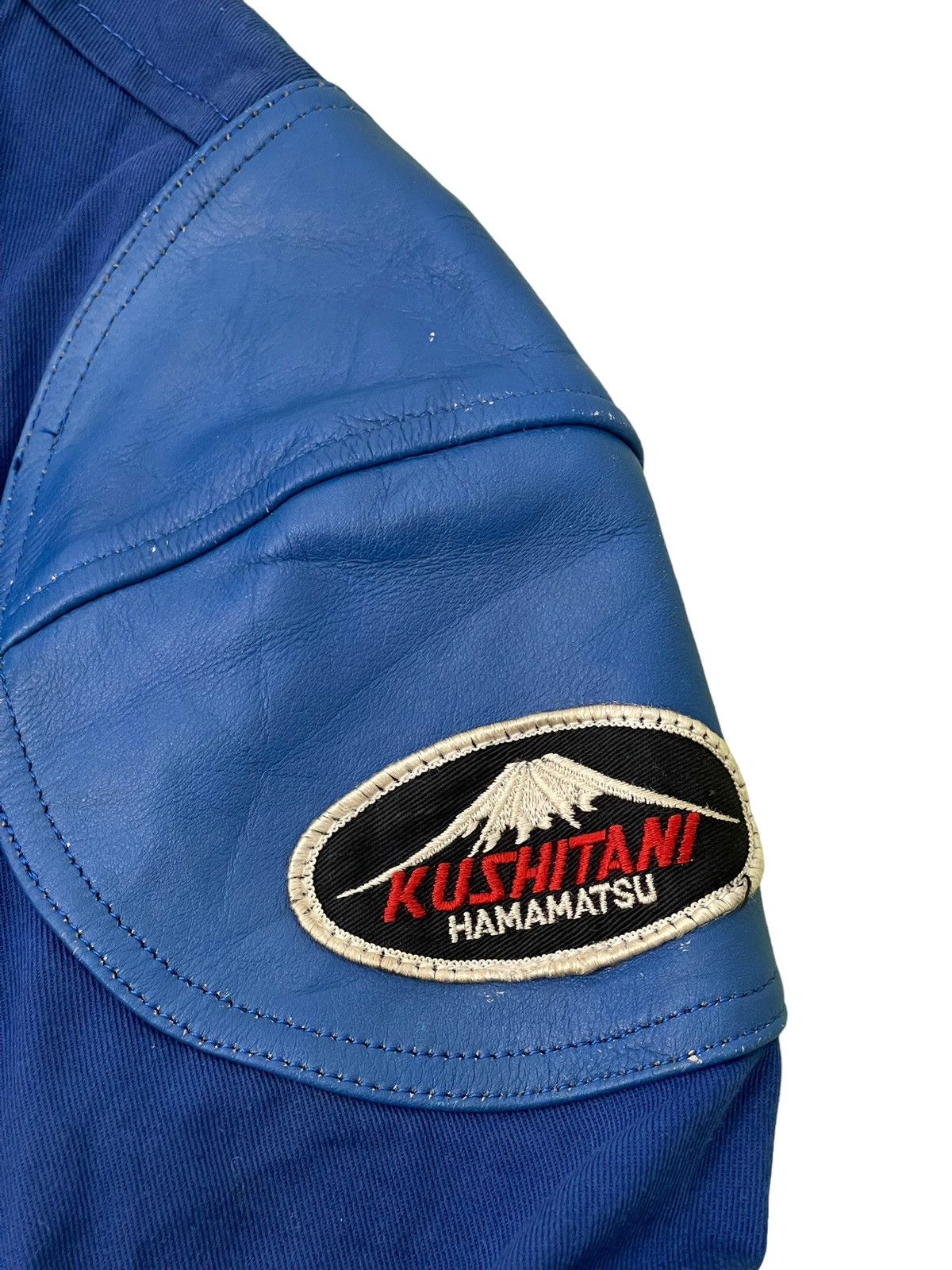 Sports Specialties Vtg 90s Kushitani Motor Jumpsuit Leather Cotton 5🟩3 Size US 29 - 11 Thumbnail