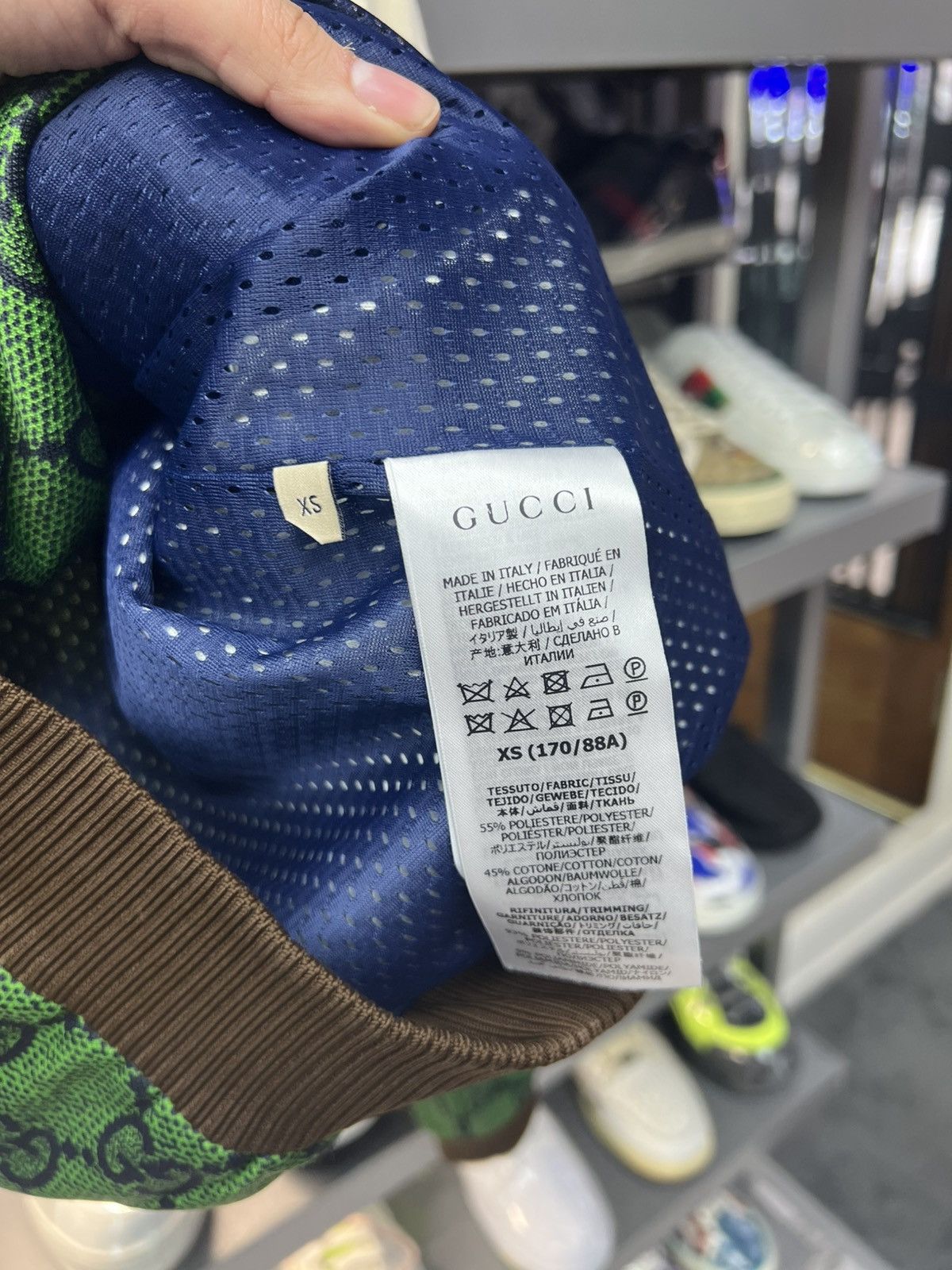 Gucci Gucci Green Mono Track Jacket Size US XS / EU 42 / 0 - 8 Thumbnail
