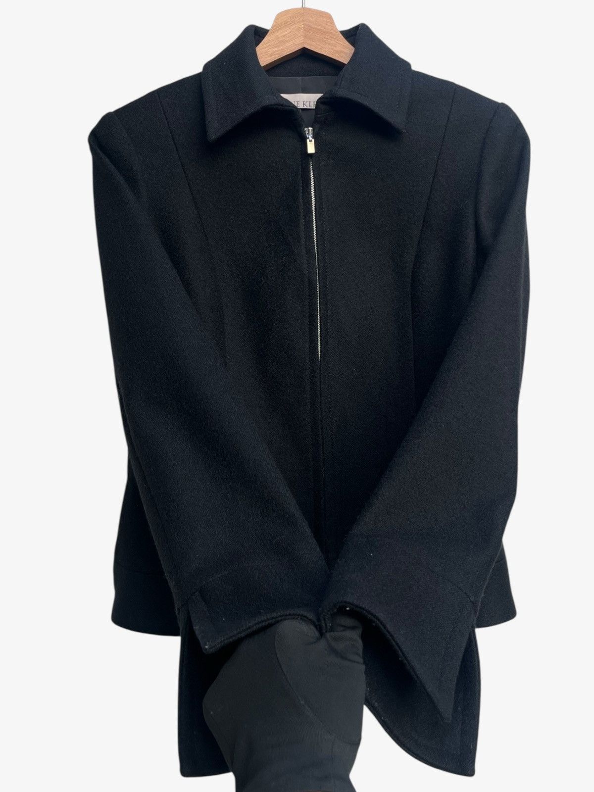 Anne Klein Anne Klein Black Tailored Zip-up Jacket Size M / US 6-8 / IT 42-44 - 5 Thumbnail