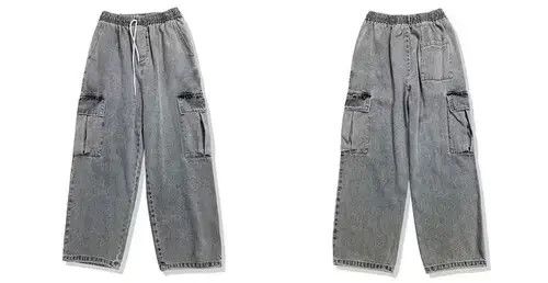 Japanese Brand 20AW Indigo Union Japan Dark Grey Worker Dad Pants Size US 30 / EU 46 - 3 Thumbnail