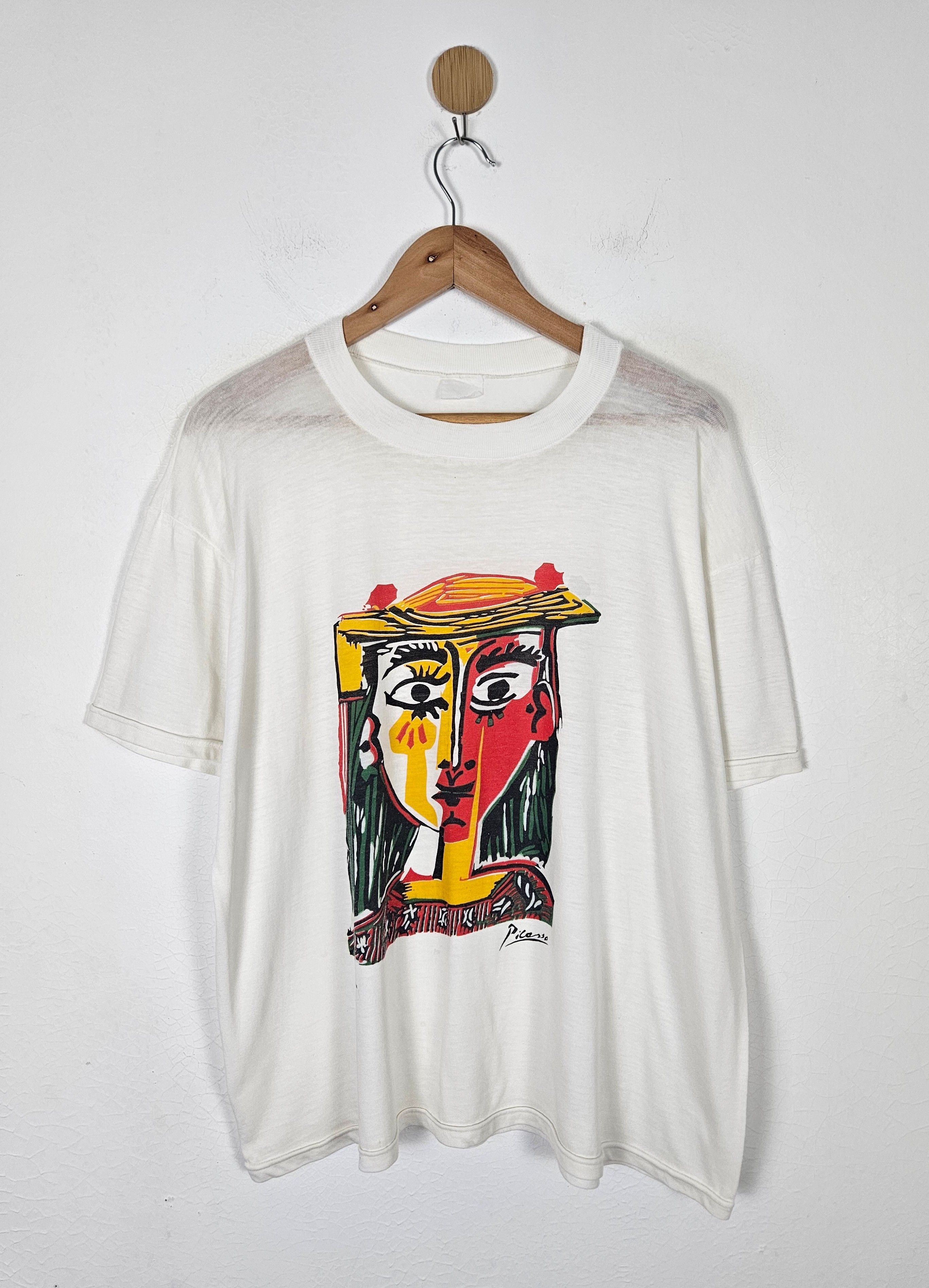 Other Vintage 1993 The Art Of Picasso Spadem boxy shirt Size US XL / EU 56 / 4 - 1 Thumbnail