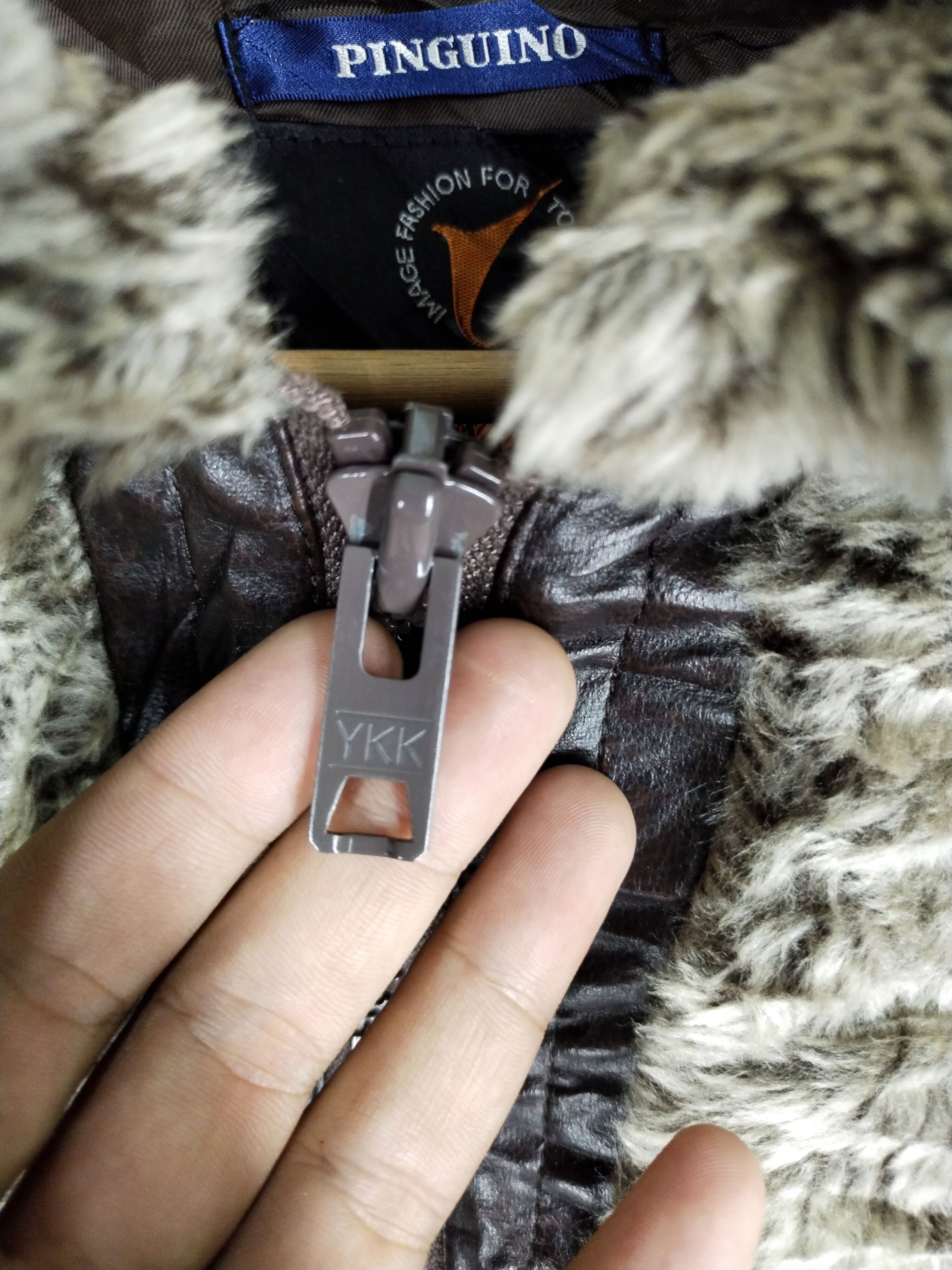 Other 🔥 Vtg Beautiful Faux Fur Coat Pinguino Coat Size M / US 6-8 / IT 42-44 - 10 Thumbnail