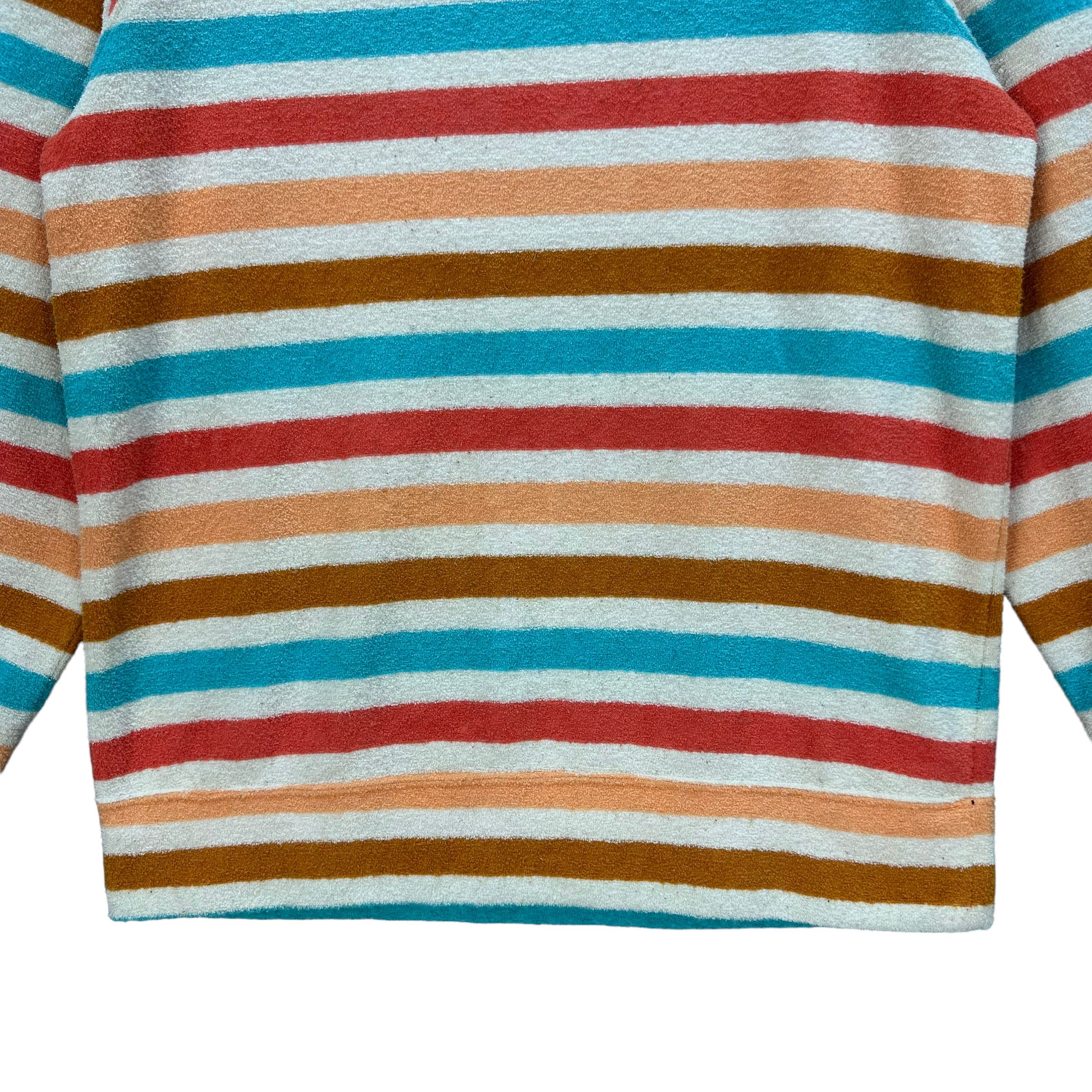 Tsumori Chisato TSUMORI CHISATO SLEEP STRIPED FLEECE #7774-170 Size M / US 6-8 / IT 42-44 - 4 Thumbnail