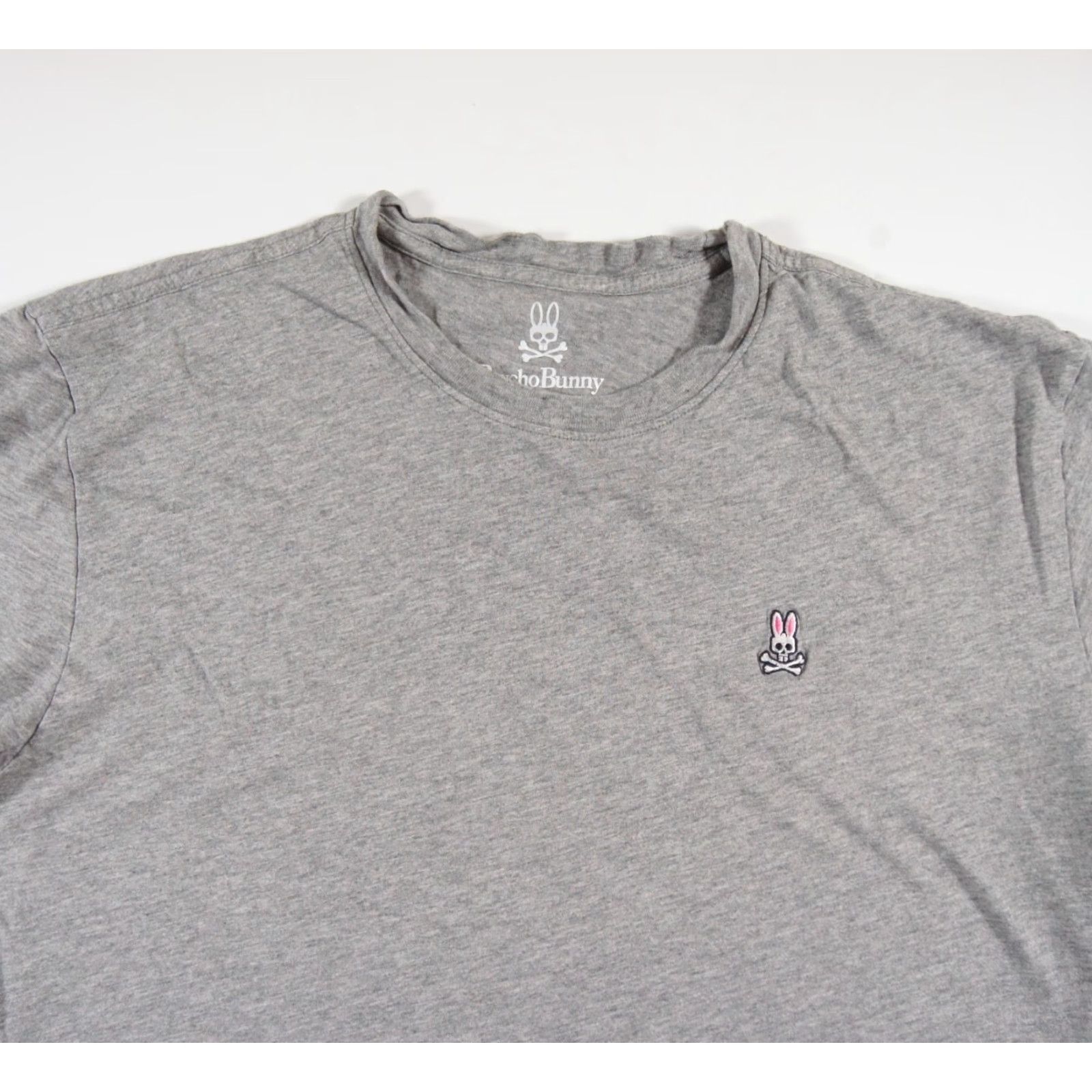 Psycho Bunny VINTAGE Psycho Bunny Shirt Adult Size 6 Gray Short Sleeve Crewneck Pima Cotton Casual Mens Size US S / EU 44-46 / 1 - 2 Thumbnail