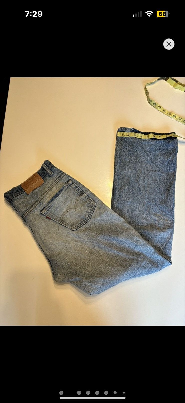 Levi's Vintage Clothing ***FINAL DROP***RARE 80s LEVIS PATCHWORK DISTRESS DENIM 36 Size US 36 / EU 52 - 2 Thumbnail