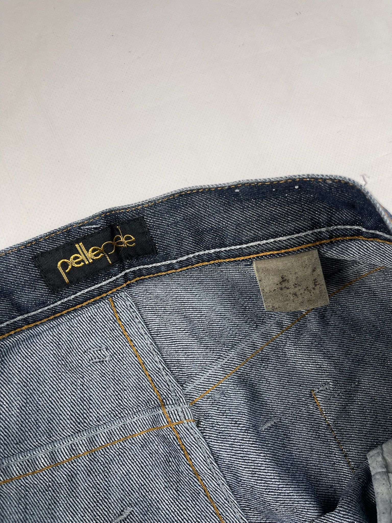 Pelle Pelle Pele Pele Embroidery Jeans rap baggy fit wide leg Size US 34 / EU 50 - 10 Thumbnail
