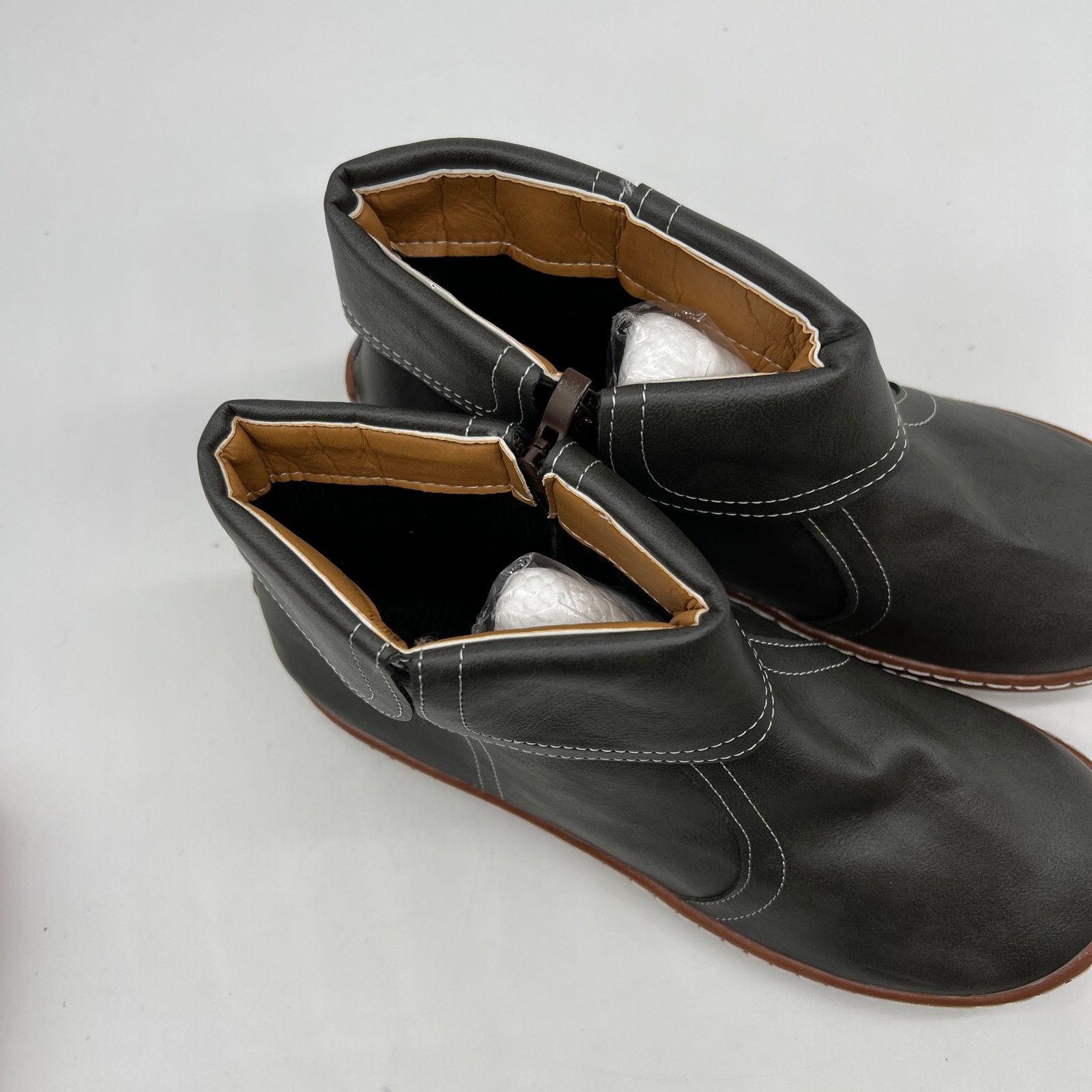 Other Fashion Womens Ankle Boot Comfortable Slip On Flat Bo Size US 10 / IT 40 - 4 Thumbnail