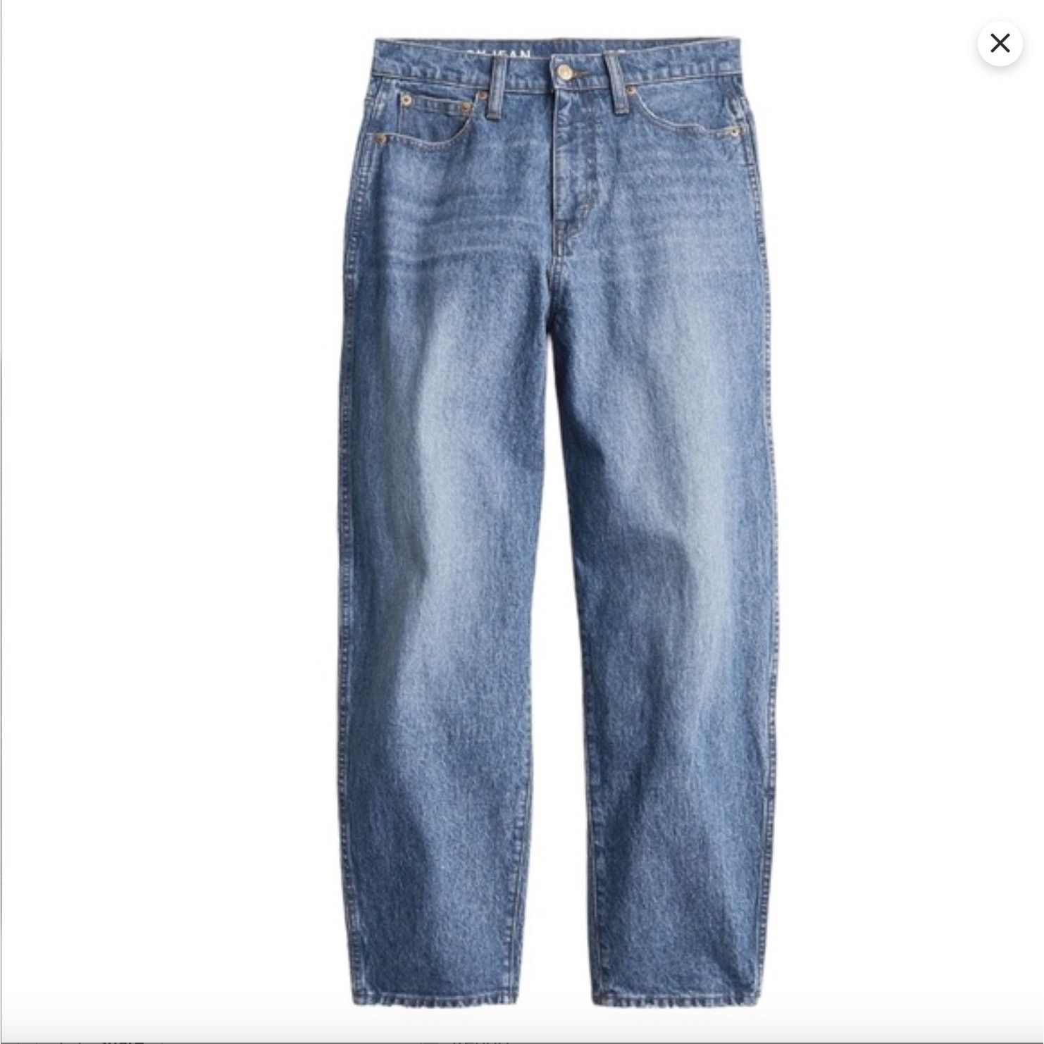 J.Crew J Crew Peggy Barrel Leg Jeans Medium Wash High Rise Women 24 Size 24" / US 00 / IT 34 - 11 Thumbnail