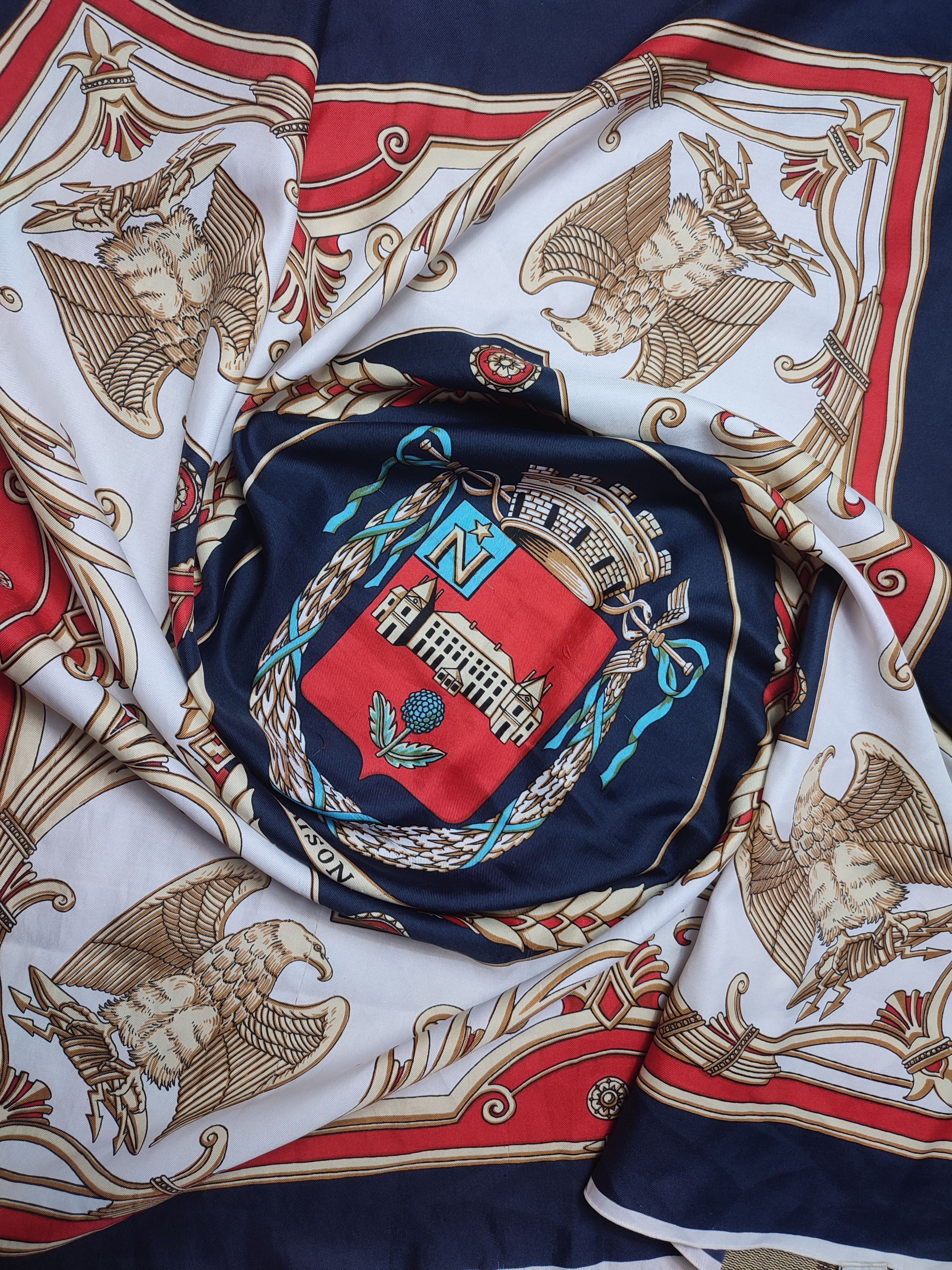 Vintage Rueil-Malmaison Silk Scarf Vintage François Lyon France Size ONE SIZE - 8 Thumbnail