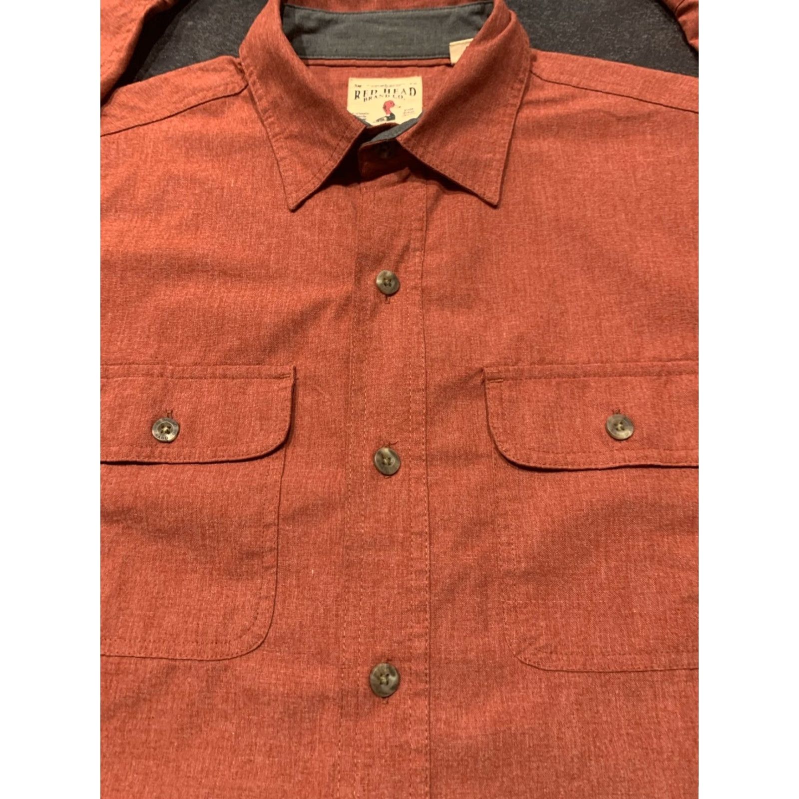 Vintage RedHead Mens Long Sleeve Cotton Button-Up Shirt Valentine’s M Size US M / EU 48-50 / 2 - 3 Thumbnail