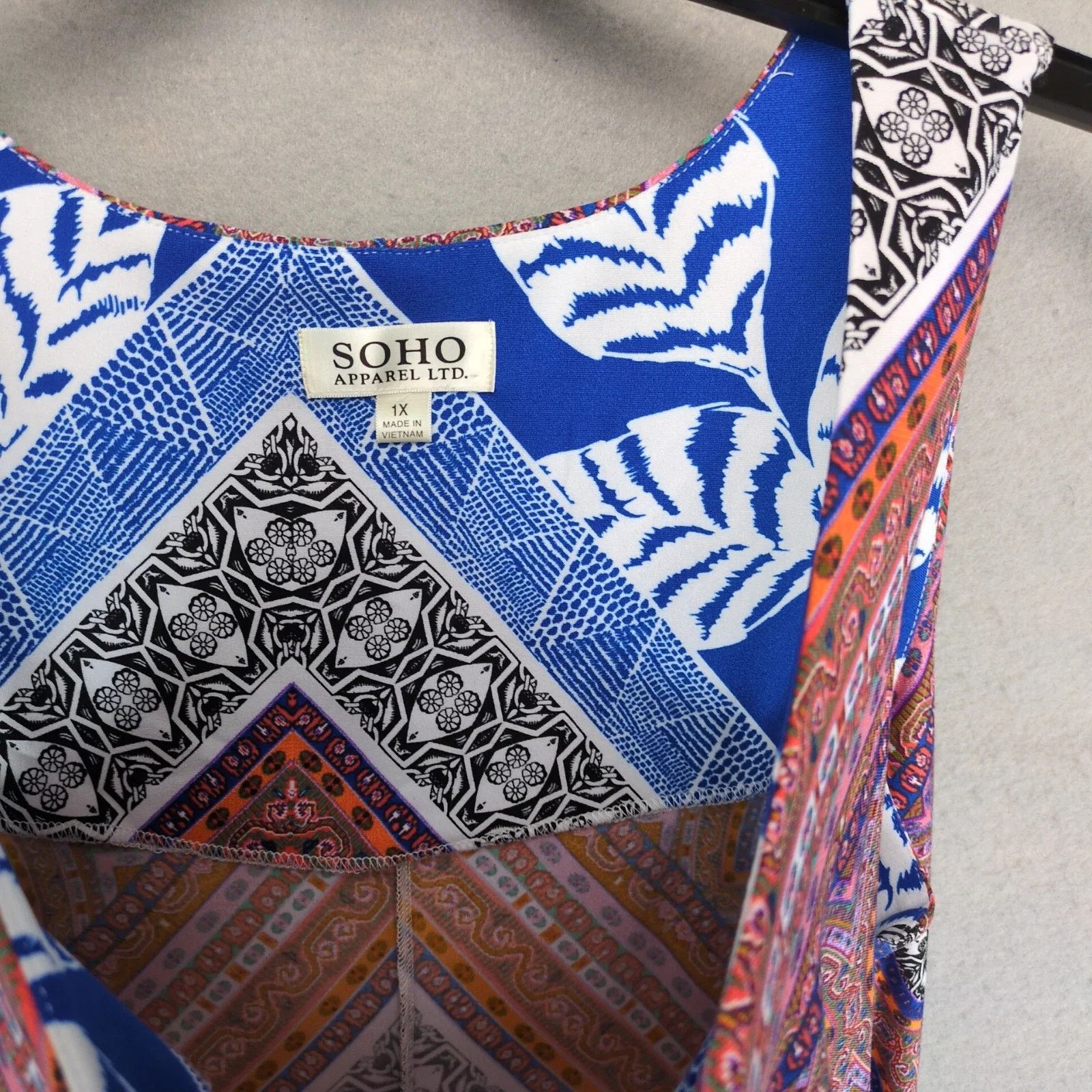 Other Soho Apparel A-Line Sleeveless Tank Dress Plus Size 1X Flowy Size XL / US 12-14 / IT 48-50 - 10 Thumbnail