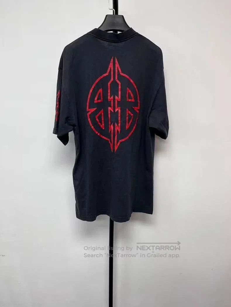 Balenciaga Balenciaga FW23 Logo Print Short Sleeve T-Shirt. Size US XXS / EU 40 - 2 Thumbnail