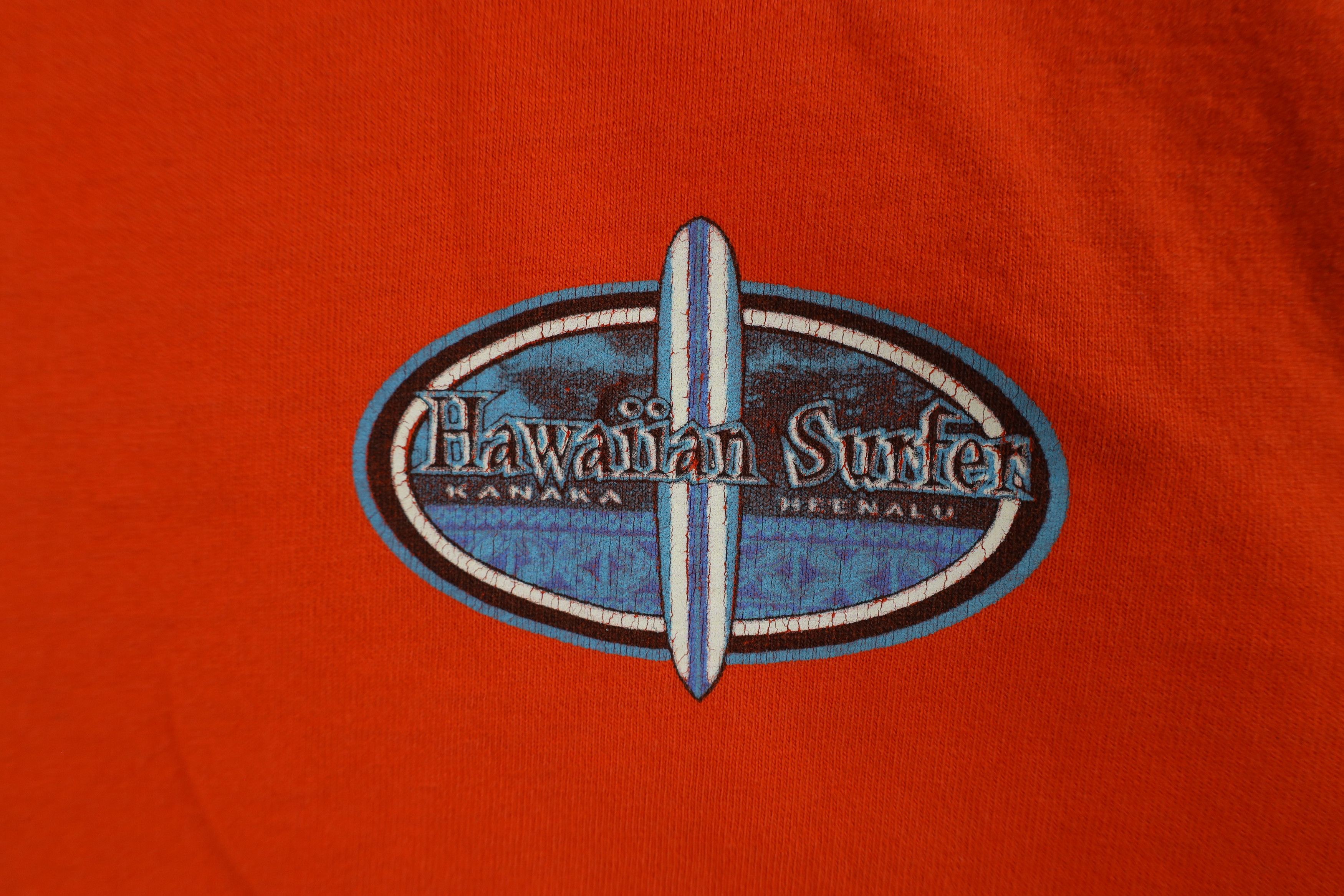 Vintage Vintage 90s Streetwear Hawaiian Surfer Long Sleeve T-Shirt Size US XXL / EU 58 / 5 - 4 Thumbnail