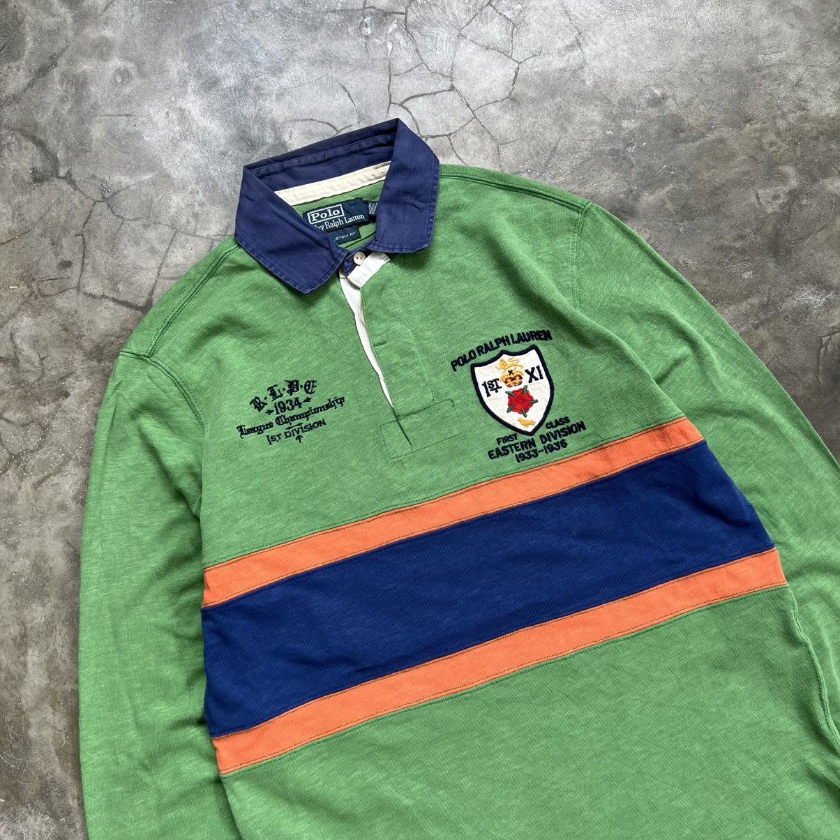 Polo Ralph Lauren 1990s Polo Ralph Lauren Rugby Polos Longsleeve Shirt Size US S / EU 44-46 / 1 - 2 Thumbnail