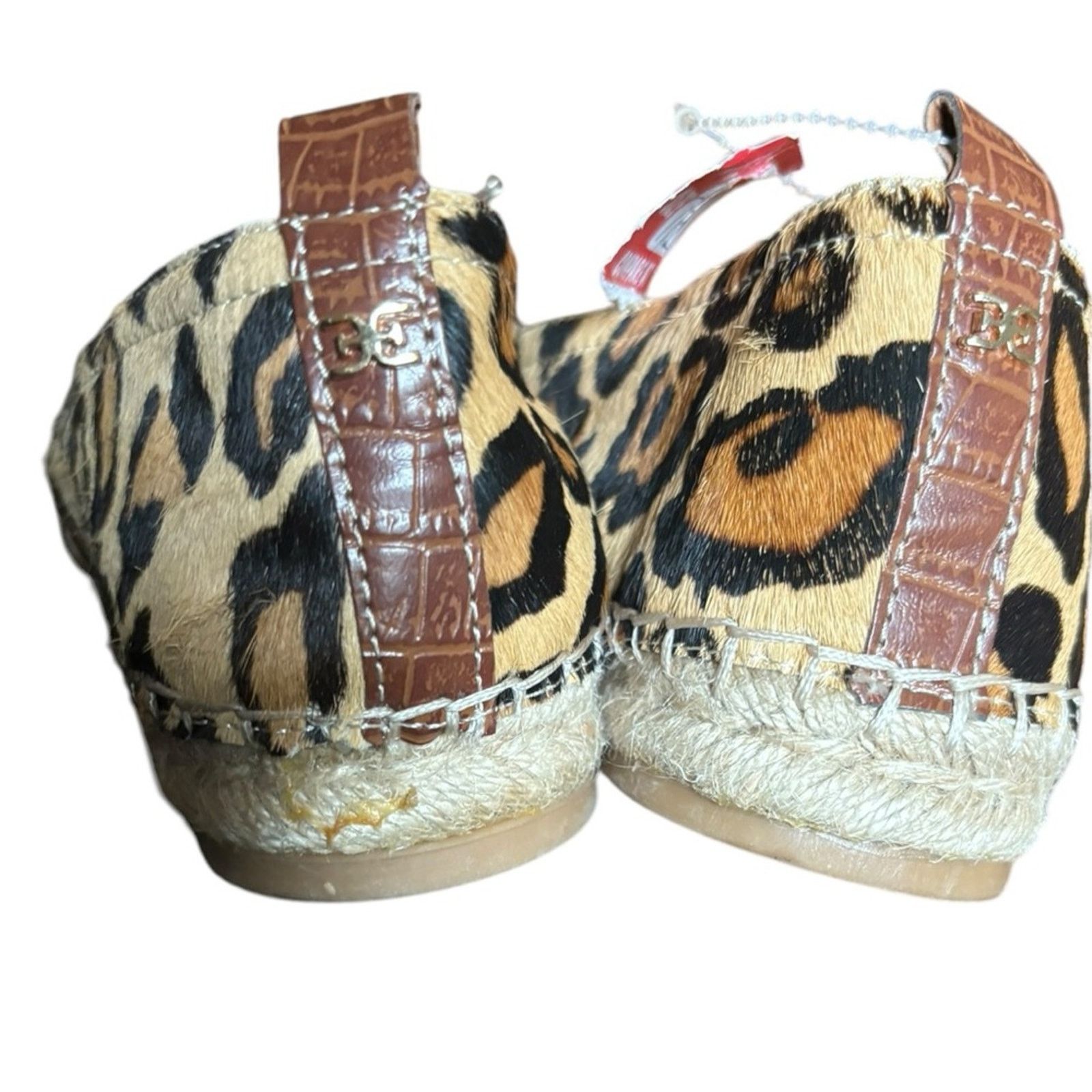 Sam Edelman NWT! SAM EDELMAN - KHLOE CALF FUR FLATS Size US 7.5 / IT 37.5 - 6 Thumbnail